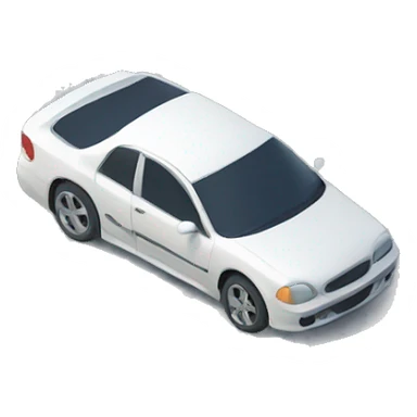 cars parked in a lot in front of a building, 3d isometric sticker