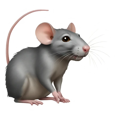 Rat painting sticker
