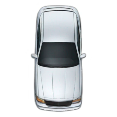 car from top view sticker