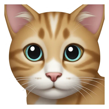 Cat corazón sticker