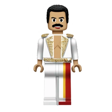 FREDDIE MERCURY lego full body sticker