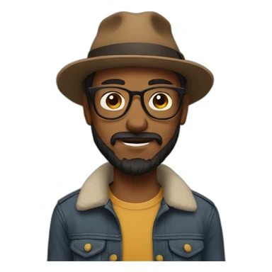 Layer hipster sticker