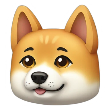 Shiba Inu sushi sticker