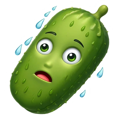 pickle crying sticker