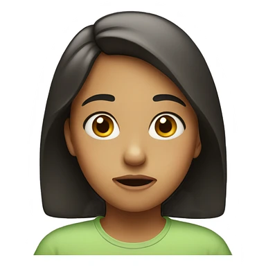 girl looking confused  sticker