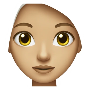 Female photographer light skinned green eyes sticker