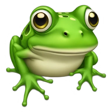 cannabis frog sticker