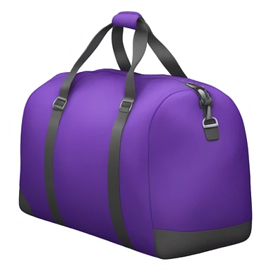Duffle bag purple  sticker