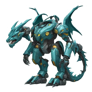 Mecha Dragon full body sticker