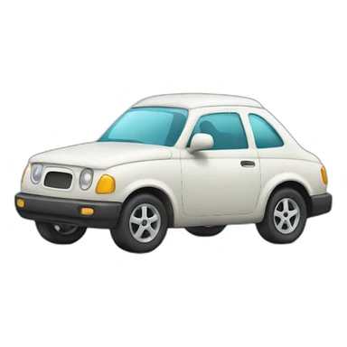 car with soap sticker