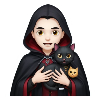 vampire with animal sticker