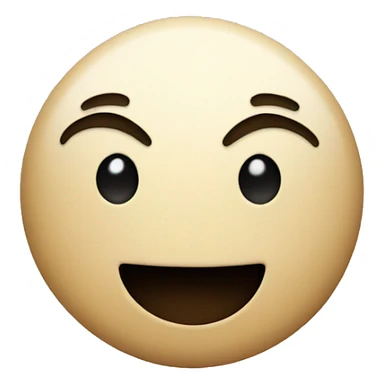 Poker face with smile sticker