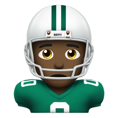 Sad football sticker