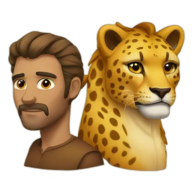 León o AND cheetara sticker