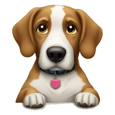 Dog watching tv on the couch sticker