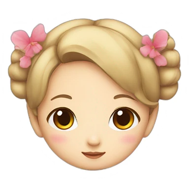 kawaii Japanese girl sticker