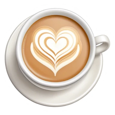 Chai latte art sticker