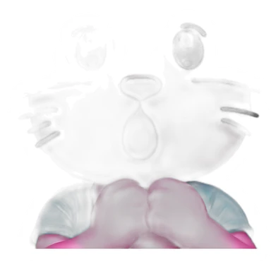 Hello kitty blowing a kiss sticker