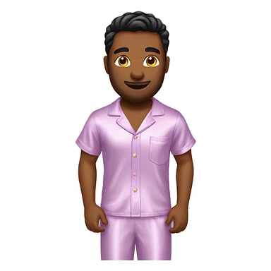 satin pajamas sticker