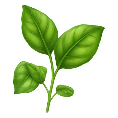 basil leaves sticker