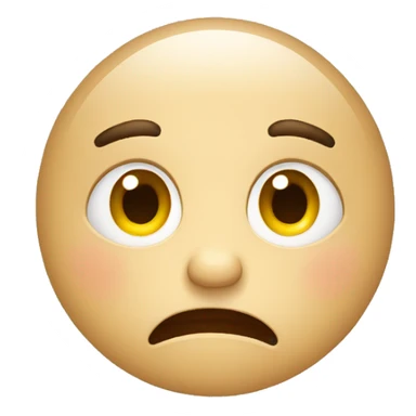 a tired face sticker