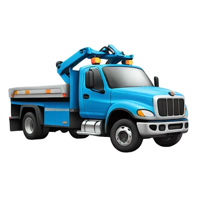 Flat bed tow truck sticker