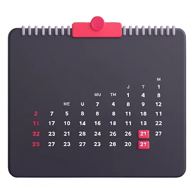 July 2025 calendar sticker