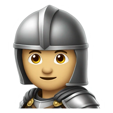Brave knight sticker