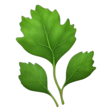 Feuille givrée sticker