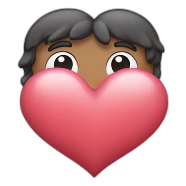 Heart en main sticker