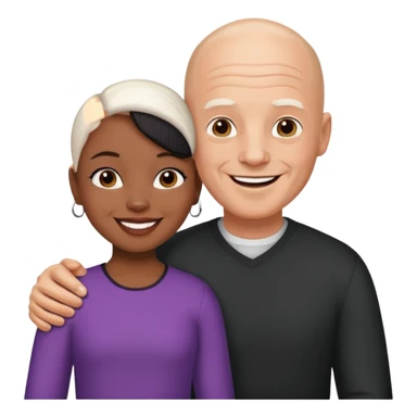bald white stepfather black stepdaughter sticker