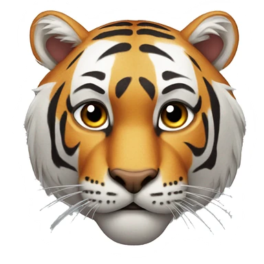 Tiger head  sticker