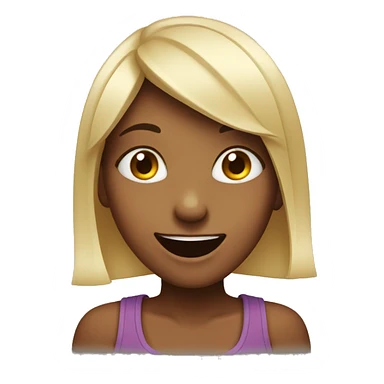 Girl winking  sticker