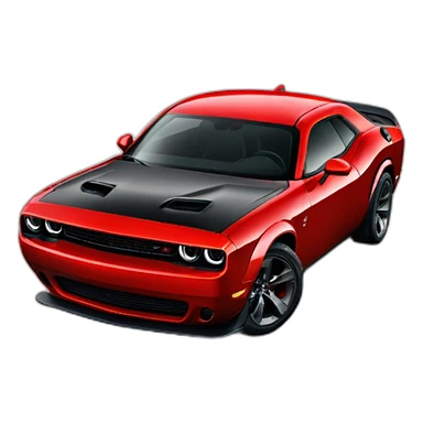 Dodge challenger demon sticker
