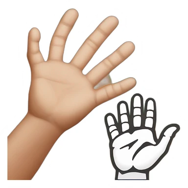 narendra modi hand on bjp flag sticker