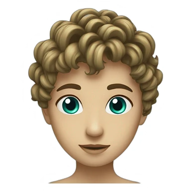 Coeur turquoise sticker