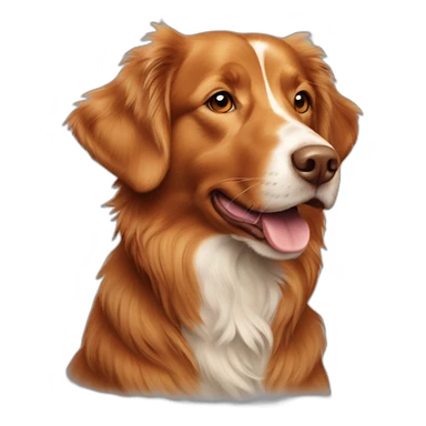 nova scotia duck tolling retriever sticker