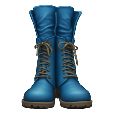blue boots really cool sticker