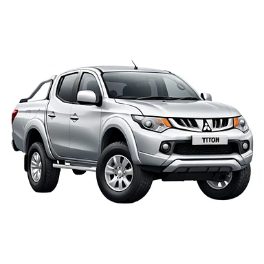 Mitsubishi Triton - Mitsubishi (Model Year: 2023) (Iconic colour: Silver) sticker