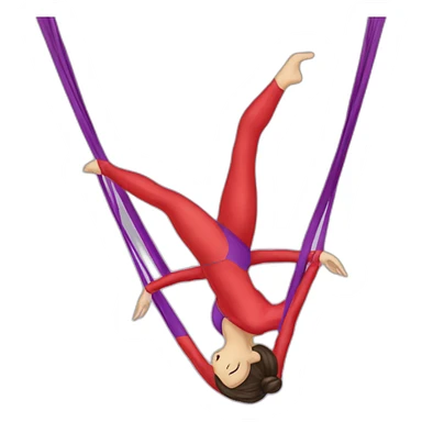 Aerial silks sticker
