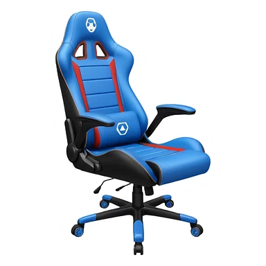 gamer seat blue sticker