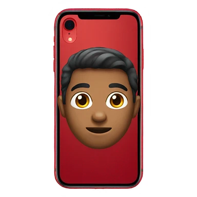 Red iPhone XR sticker