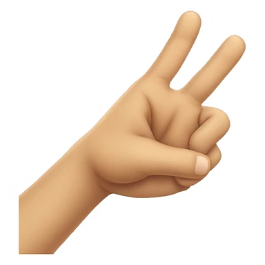 hand with only the thumb and the little finger up sticker