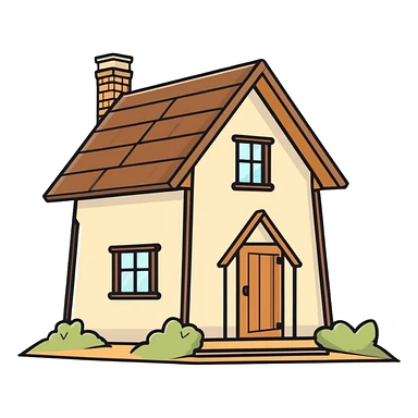 Small scout hut sticker