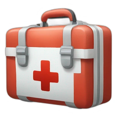 first aid kit language learning sticker