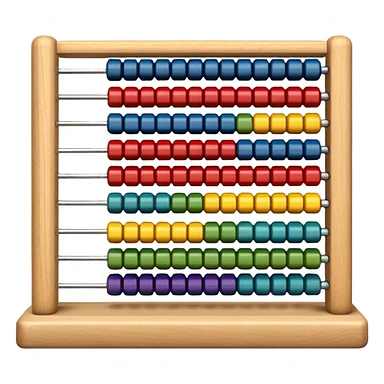 abacus counting device sticker