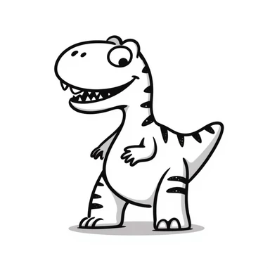 Tyrannosaurus sticker