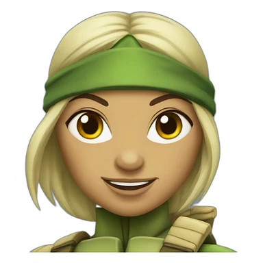 female ninja turtle sticker