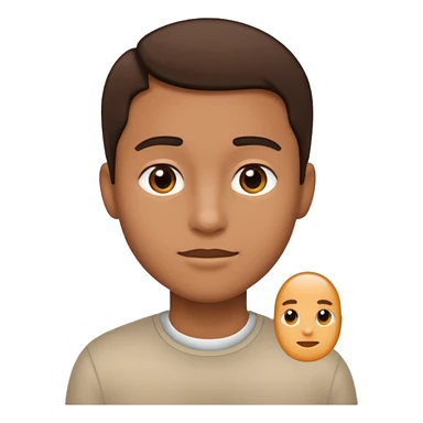 an icon of a person with a small chip next to him sticker