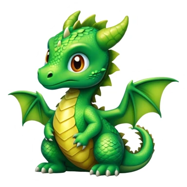 Baby dragon sticker